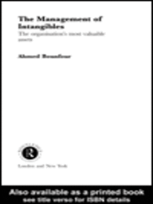 cover image of The Management of Intangibles